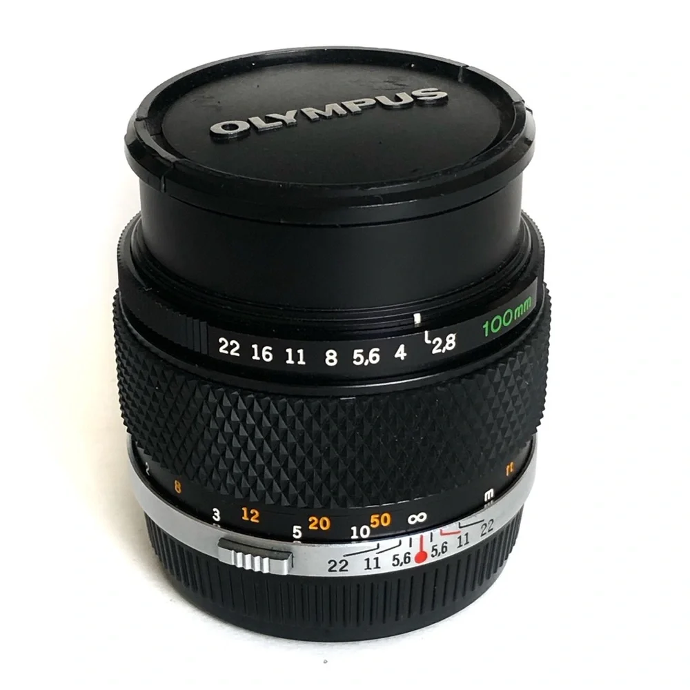 Olympus OM-SYSTEM E.Zuiko Auto-T 100mm f/2.8 Telephoto Camera Lens SN 152004